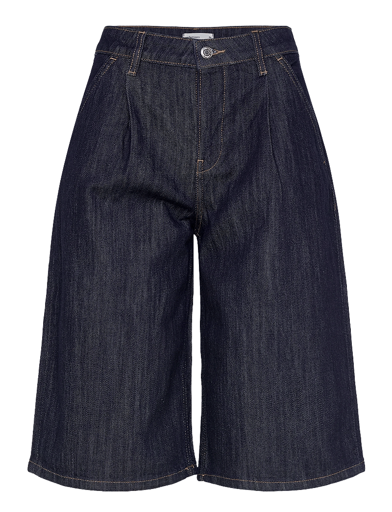 Gina Tricot - Tailored long denim shorts - jeansshorts - rinse - 0