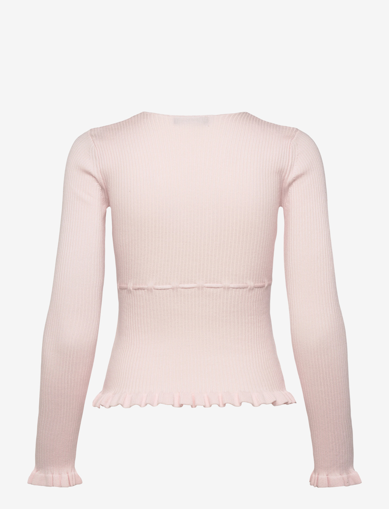 Gina Tricot - Knitted frill top - hauts à manches longues - pink - 2