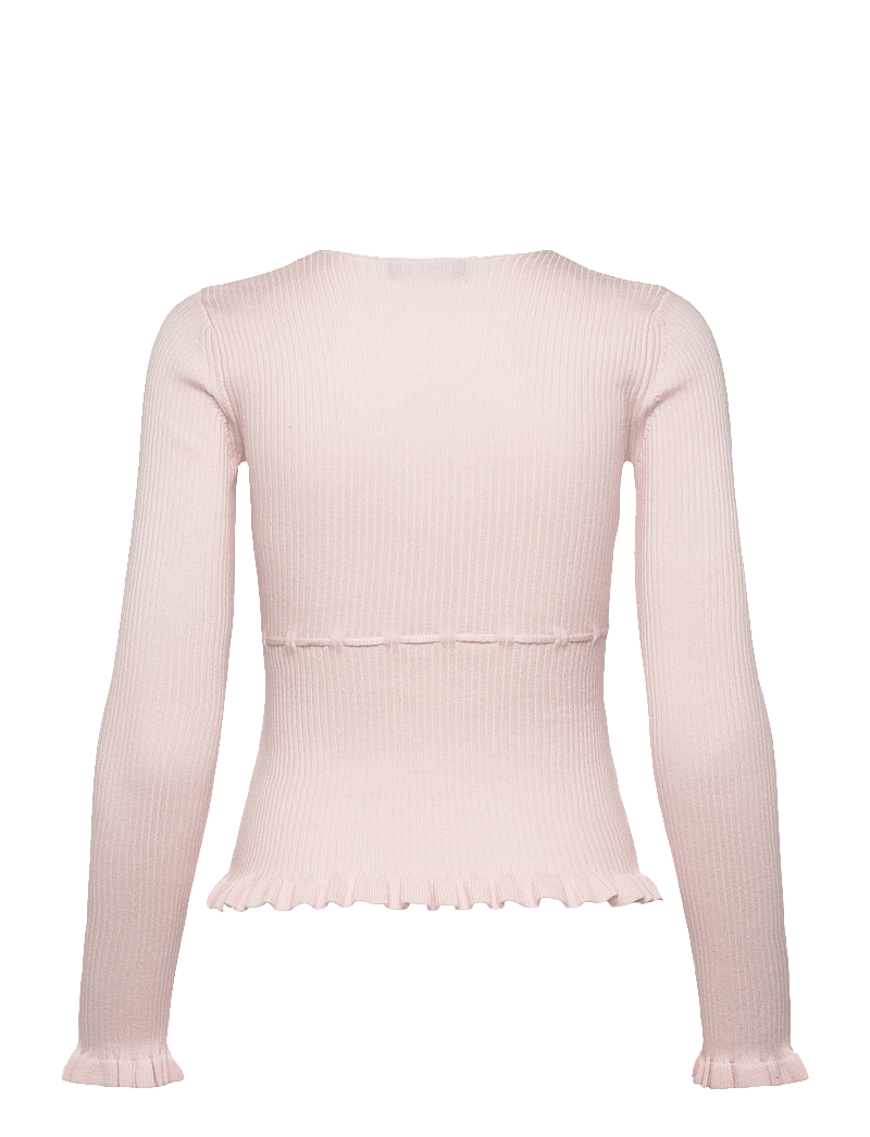 Gina Tricot - Knitted frill top - hauts à manches longues - pink - 2