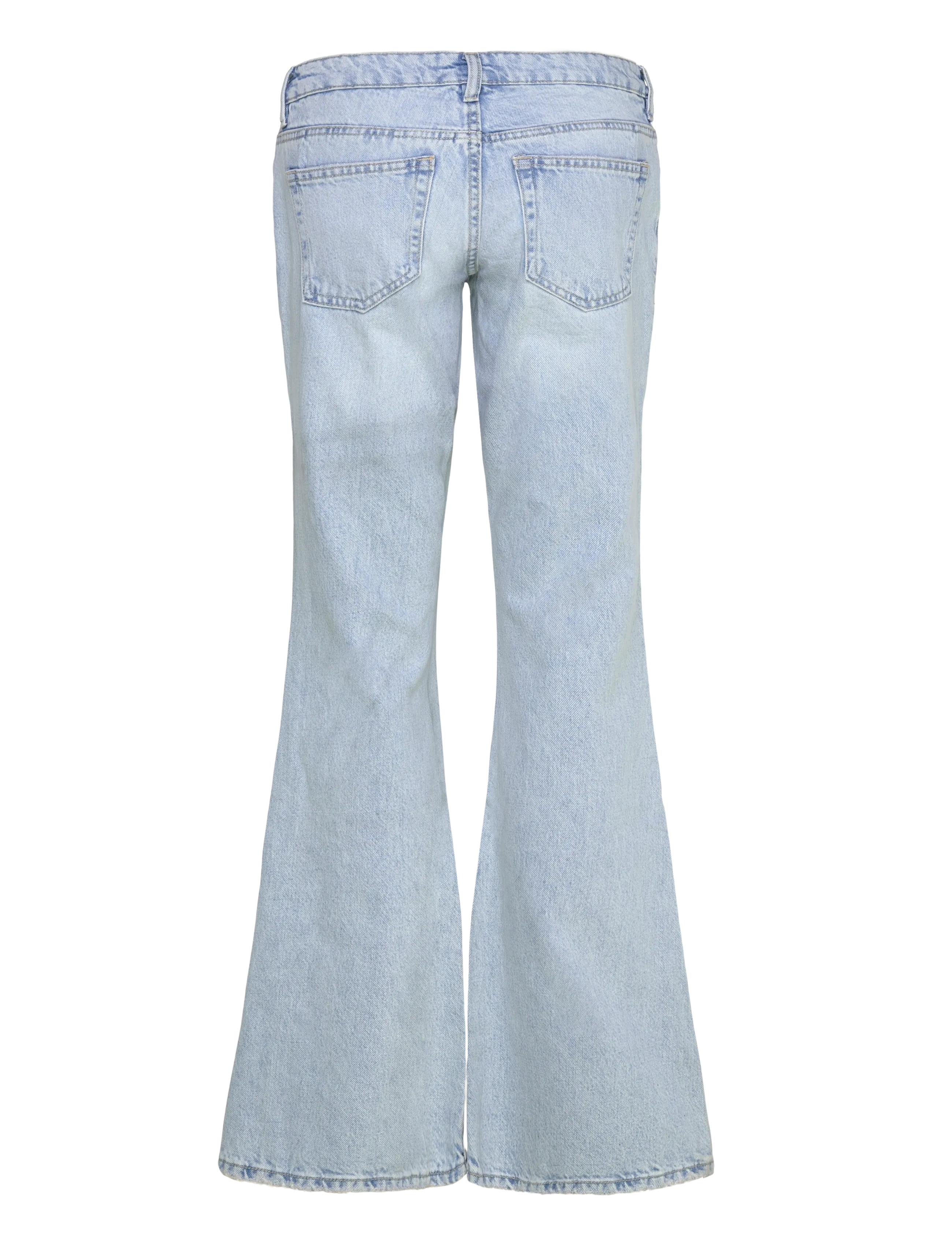 Gina Tricot - Low full length flare jeans - flared jeans - lt blue - 1