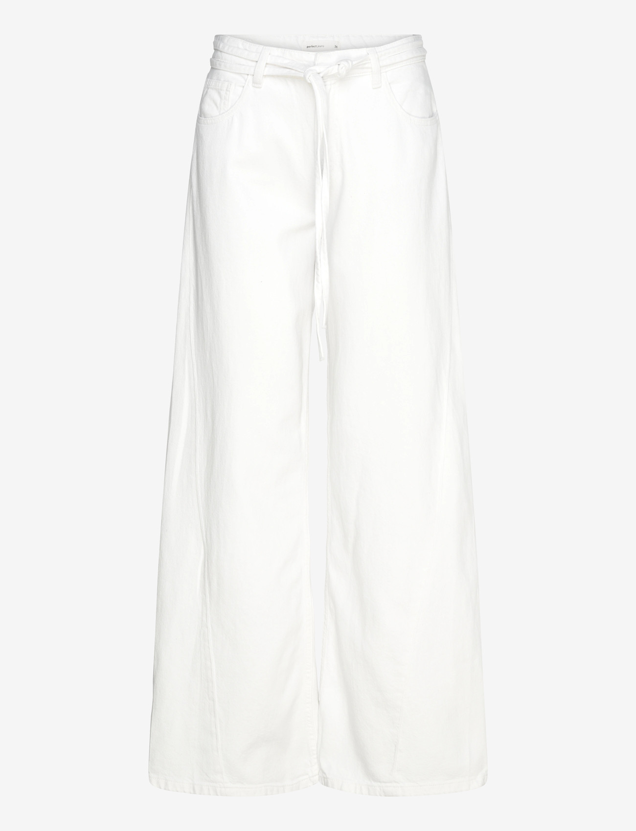 Gina Tricot - Twisted wide jeans - vida jeans - offwhite - 0