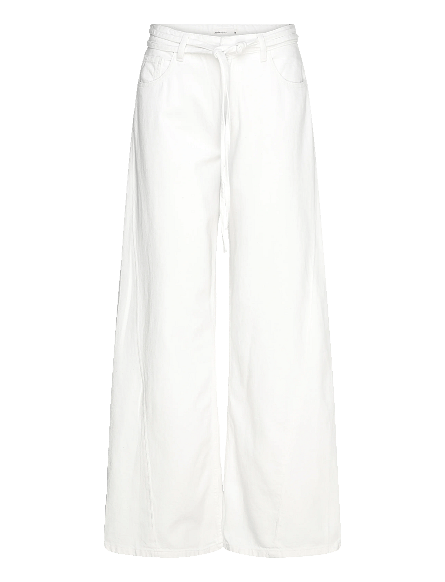 Gina Tricot - Twisted wide jeans - brede jeans - offwhite - 1