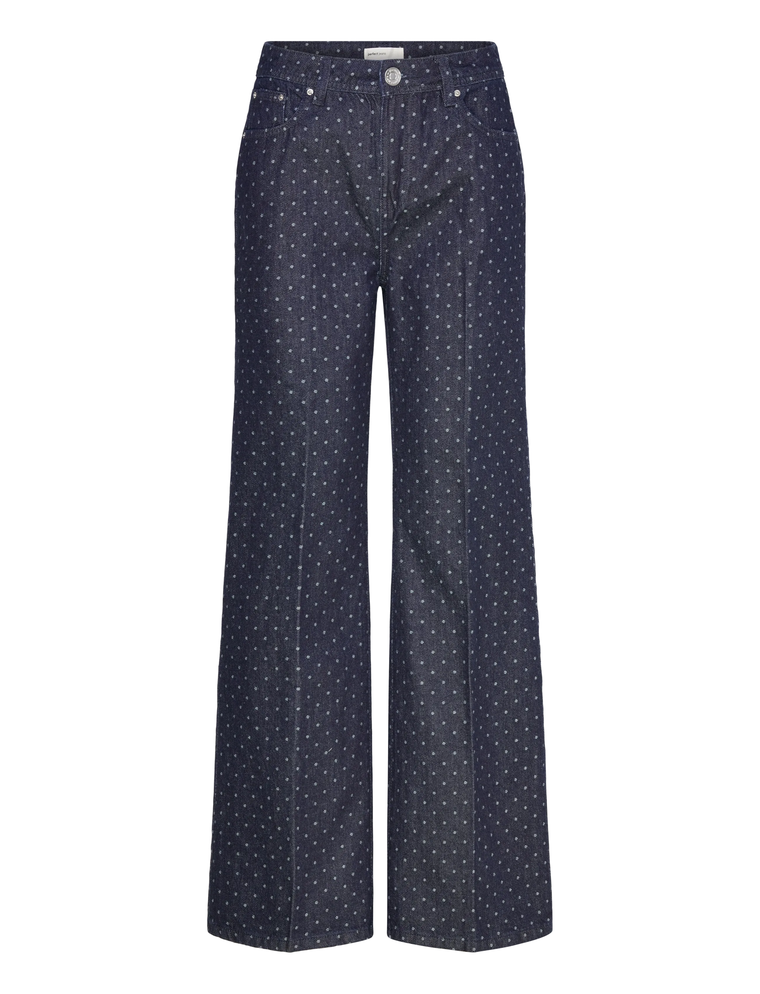 Gina Tricot Polka dot jeans - Kläder - RINSE / navy