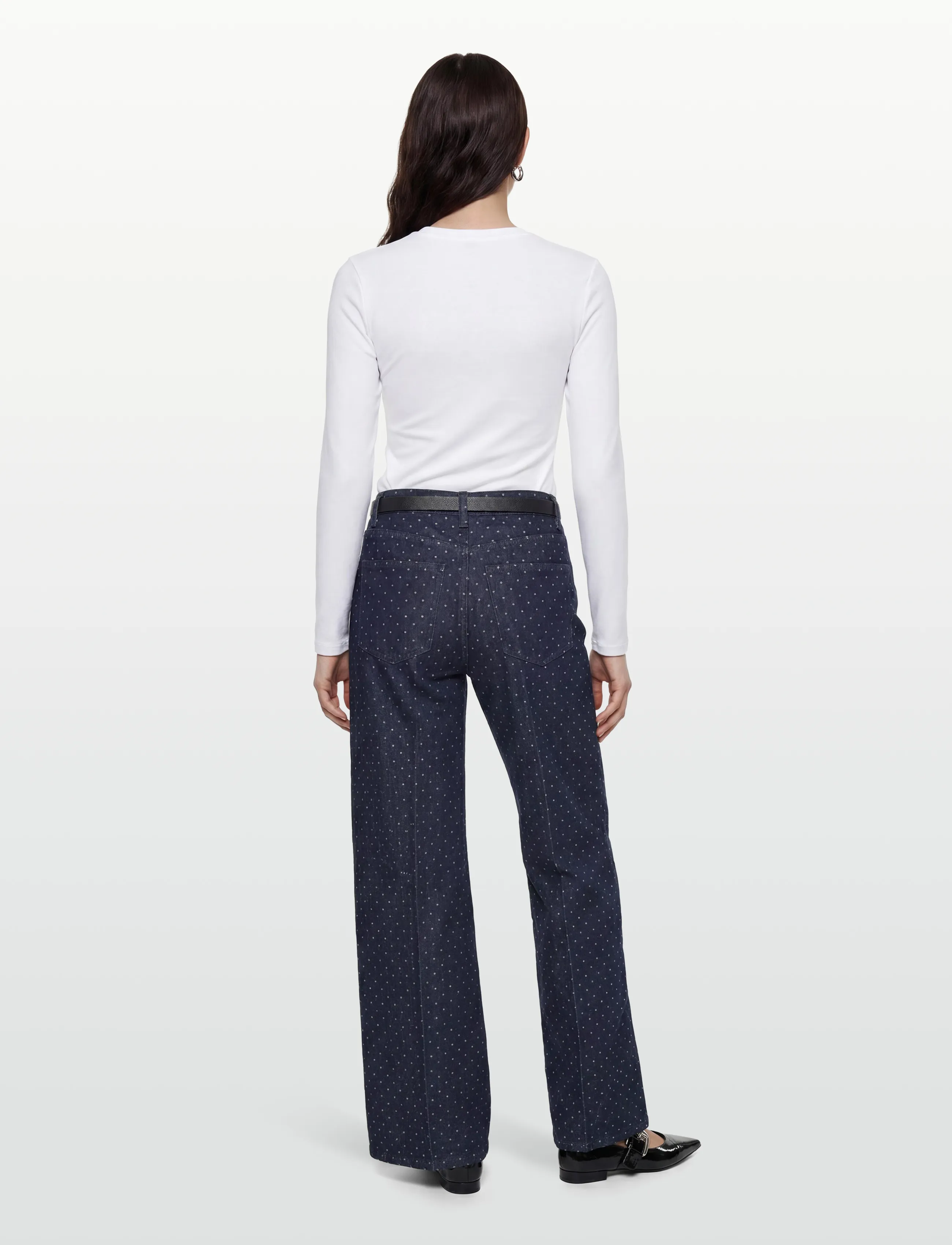 Gina Tricot - Polka dot jeans - vida jeans - rinse - 4