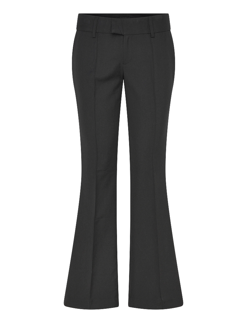 Gina Tricot - Low waist bootcut trousers - schlaghose - black (9000) - 0