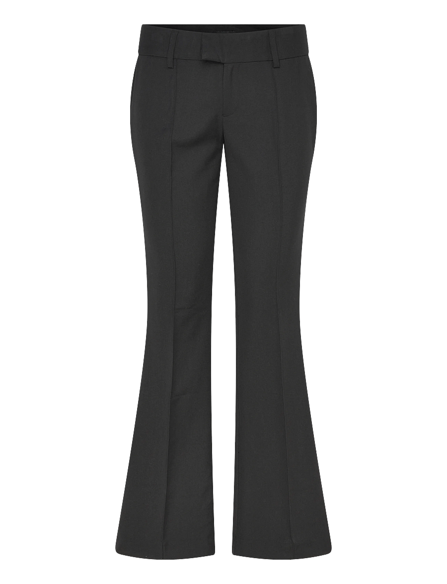 Gina Tricot - Low waist bootcut trousers - flare bukser - black (9000) - 1
