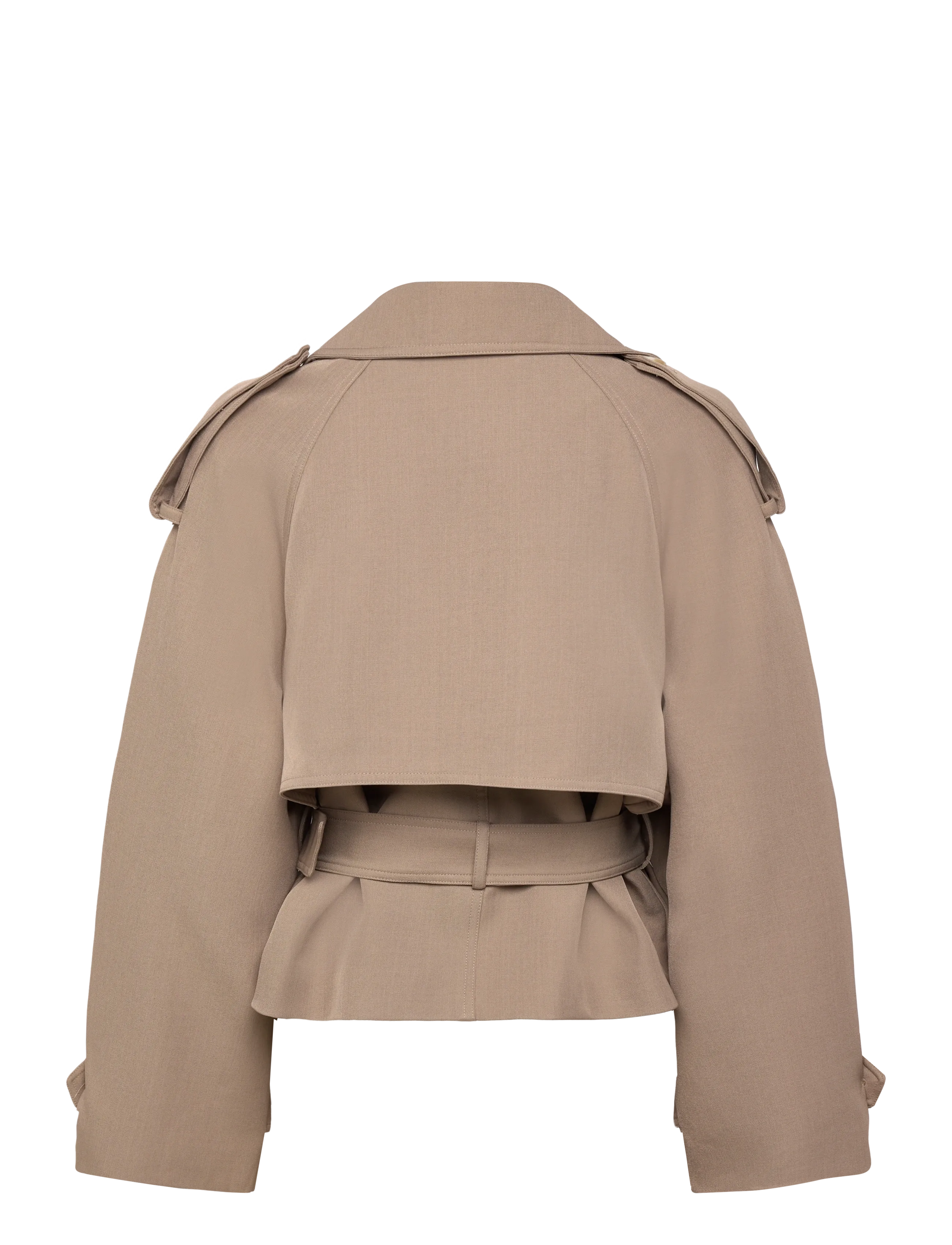 Gina Tricot - Short belted trench coat - trenchcoats - sand beige (7530) - 1