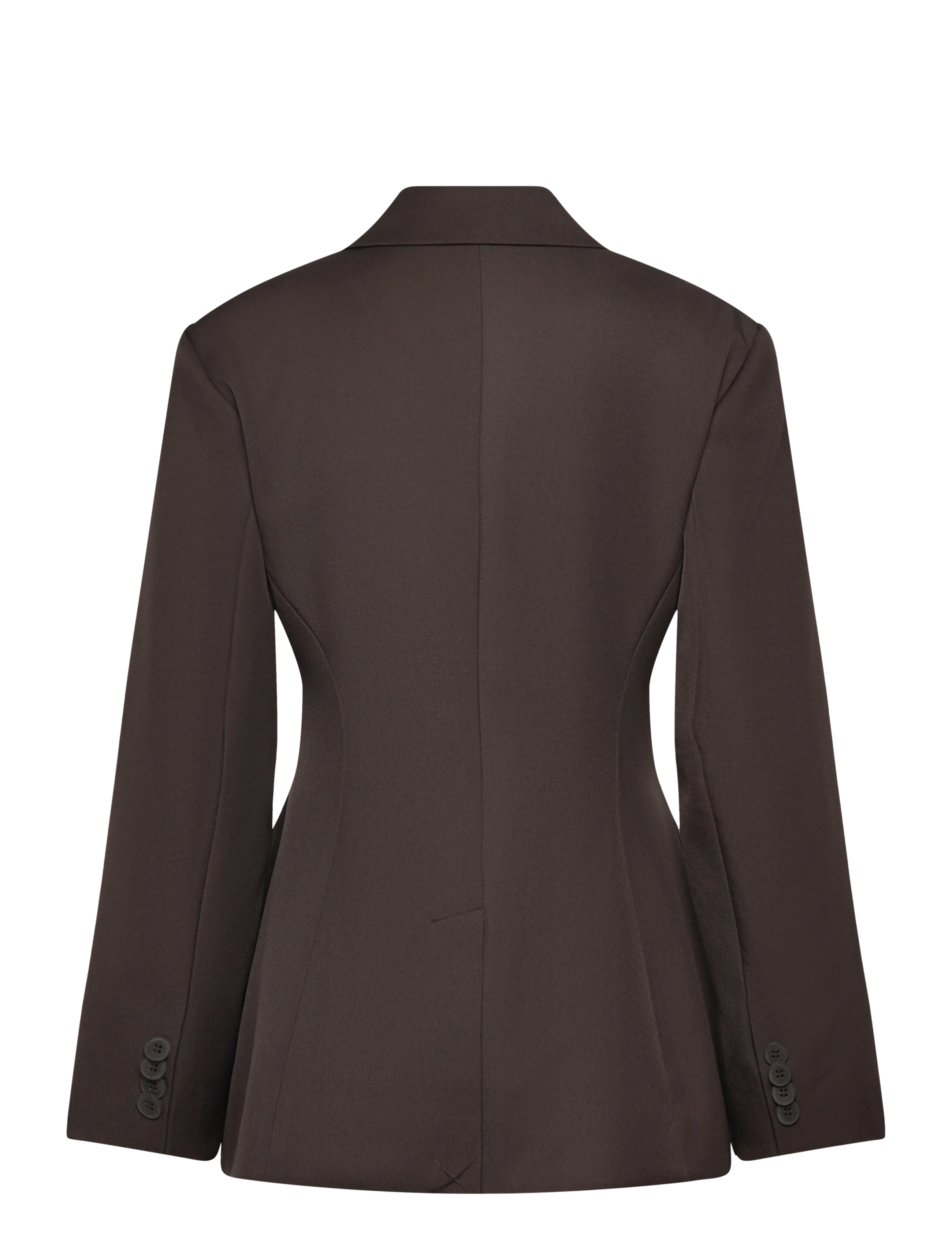 Gina Tricot - Shaped blazer - dark brown (7180) - 2