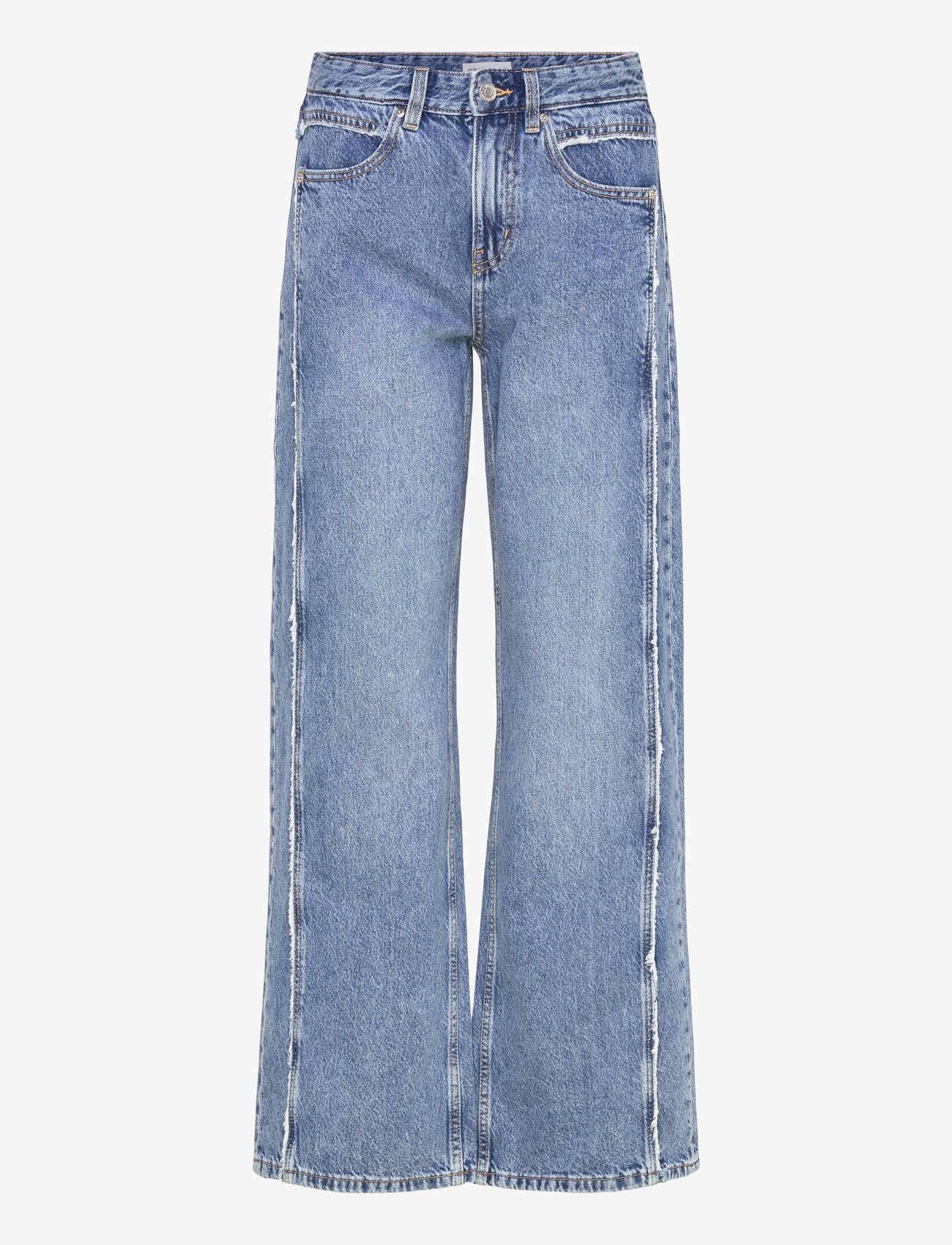 Gina Tricot - Fringe seam jeans - vida jeans - blue - 0