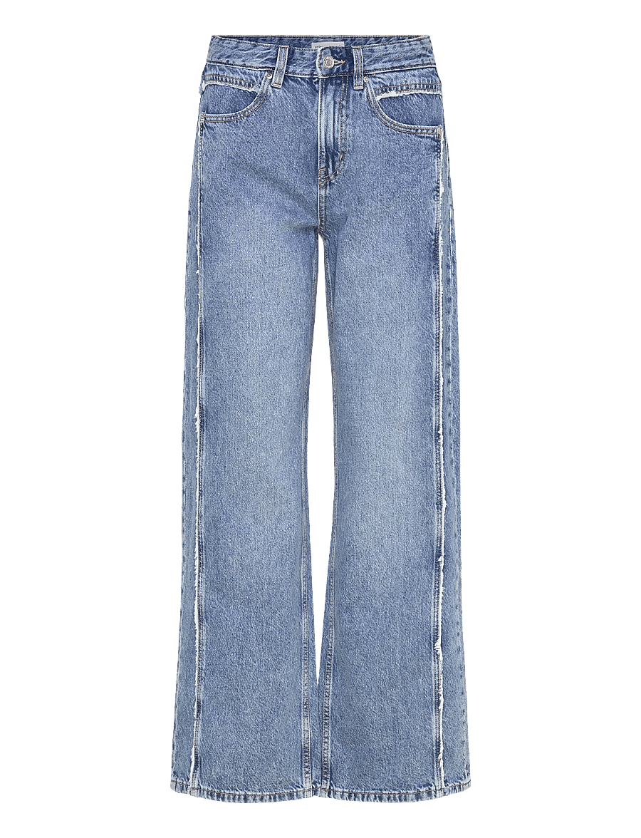 Gina Tricot - Fringe seam jeans - vida jeans - blue - 1