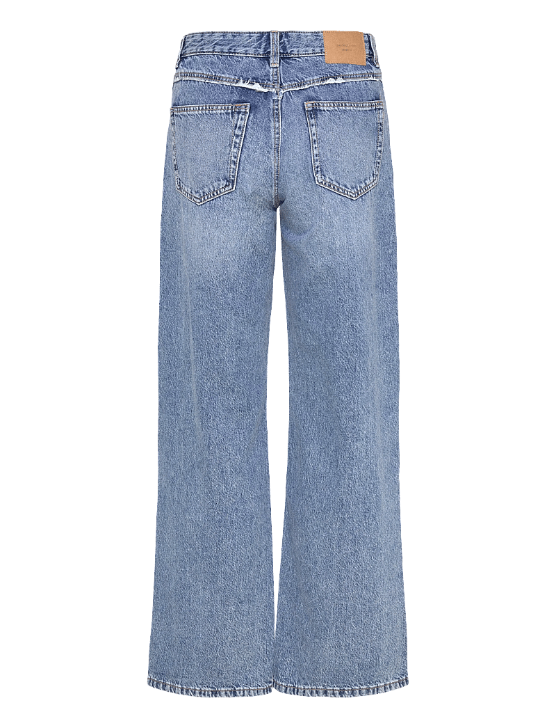 Gina Tricot - Fringe seam jeans - brede jeans - blue - 2