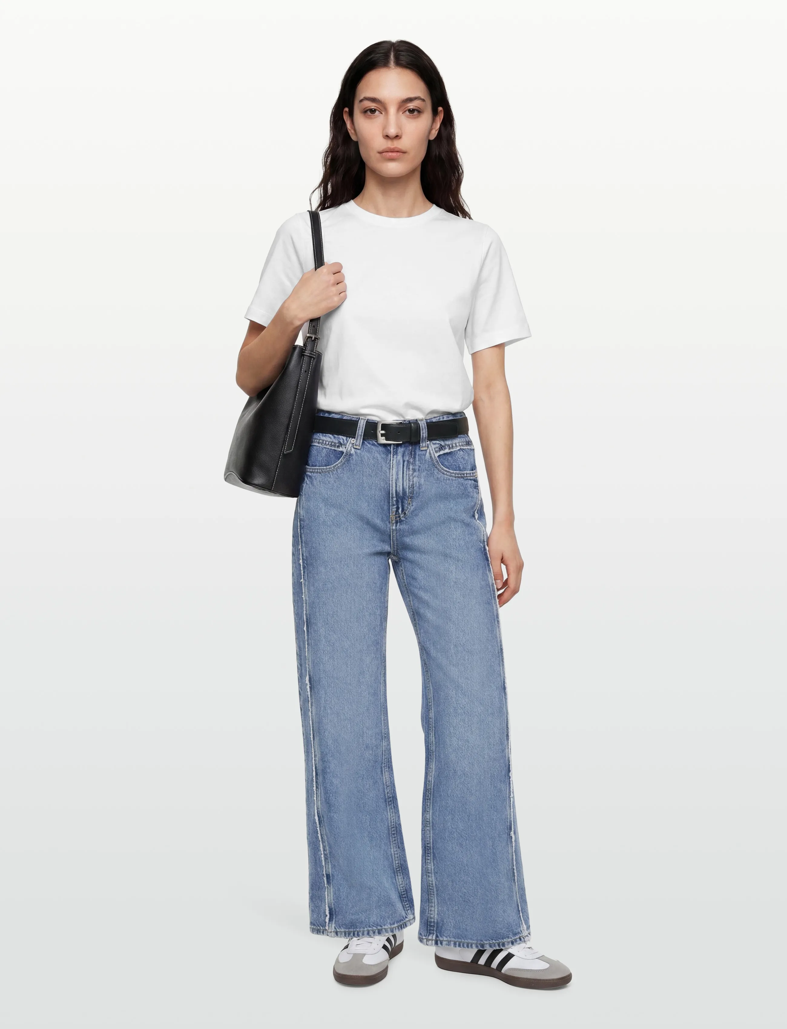 Gina Tricot Fringe seam jeans - Clothing - BLUE / blue