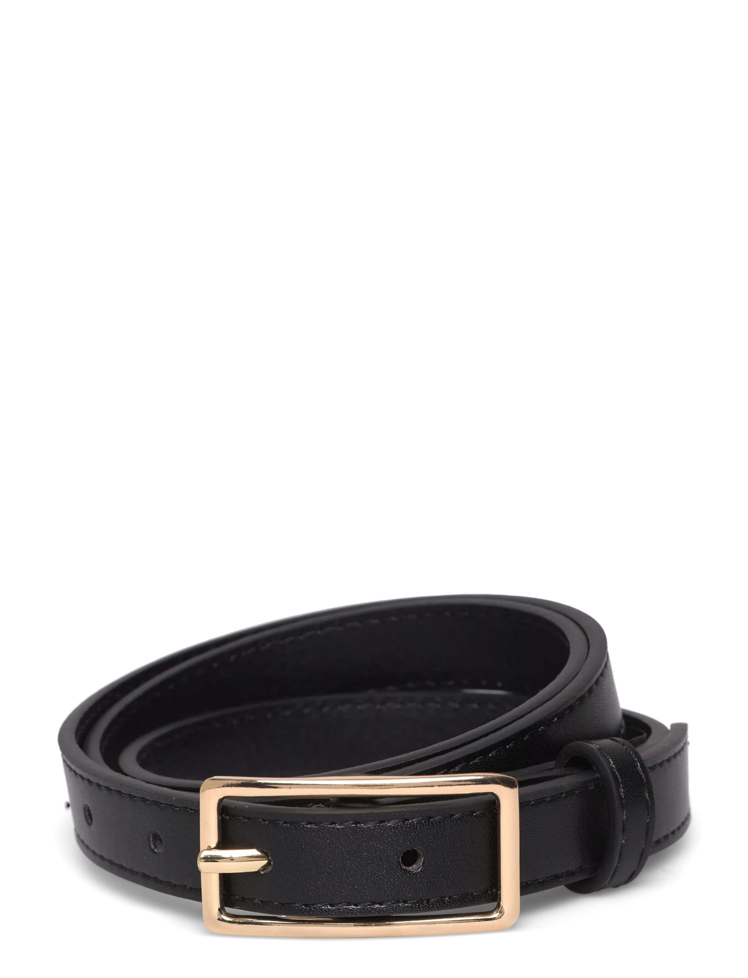 Gina Tricot Clean rectangular belt - Belter - BLACK (9000) / black