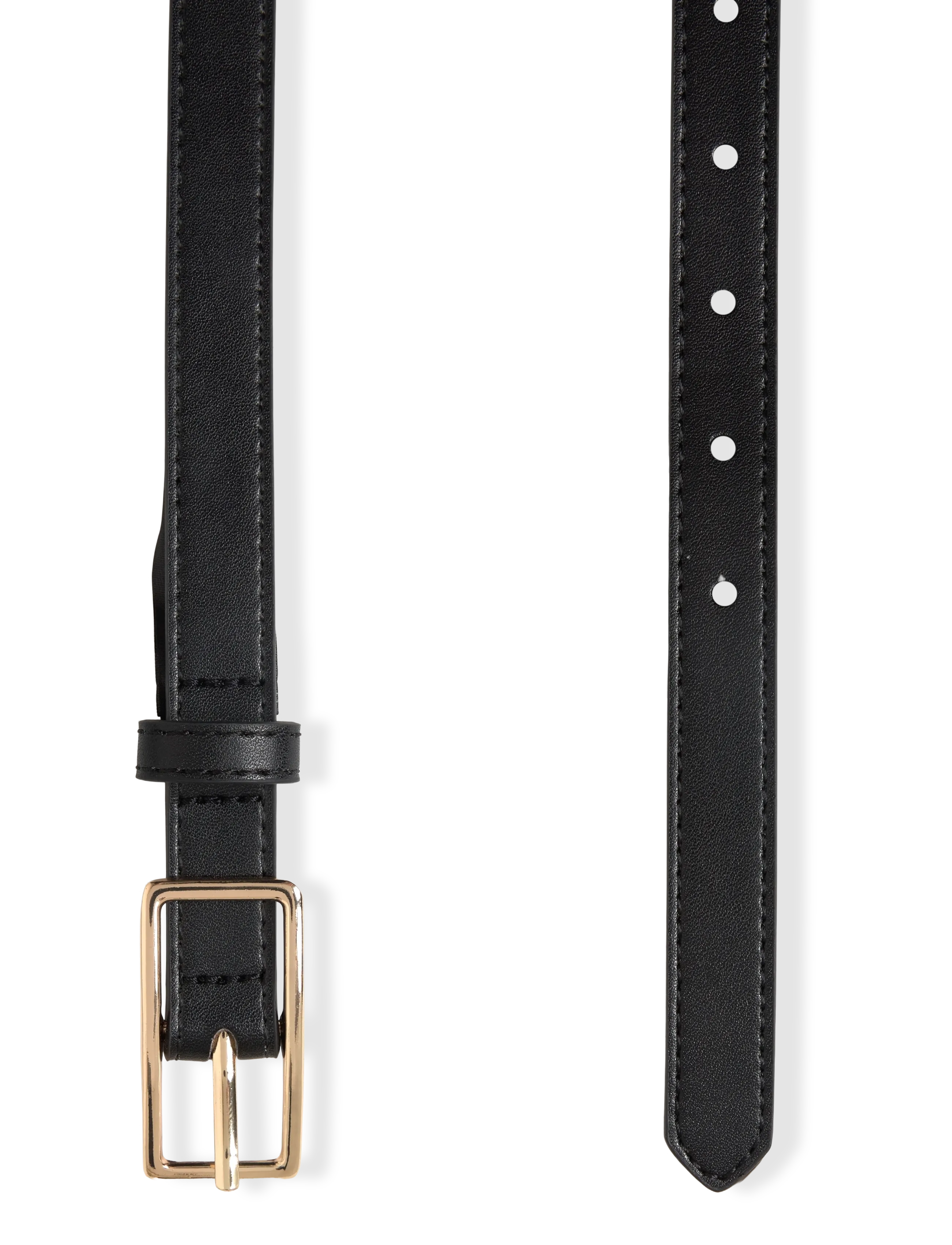 Gina Tricot - Clean rectangular belt - casual belts - black (9000) - 1