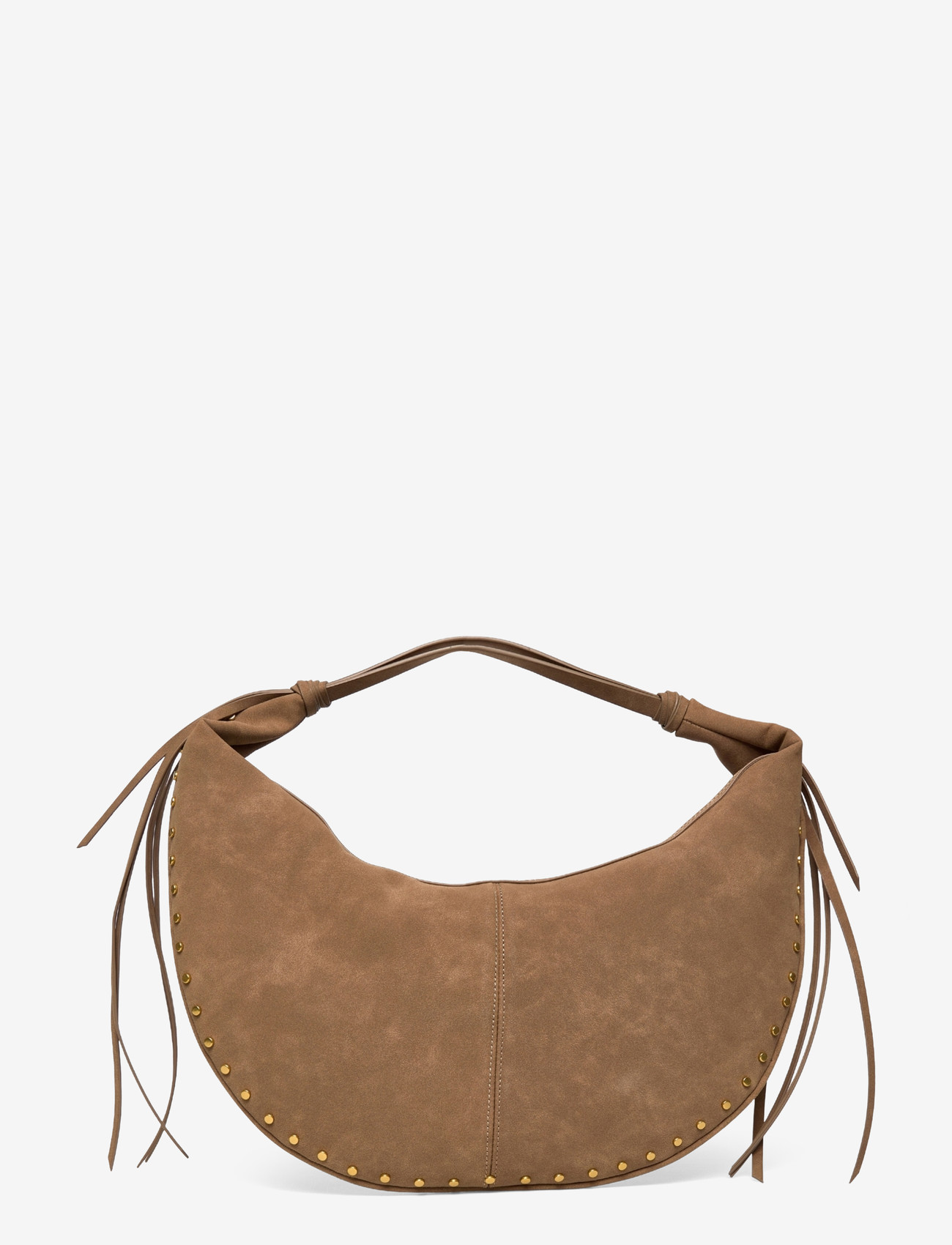 Gina Tricot - Halfmoon fringe shoulder bag - fashion trends - camel (7022) - 0
