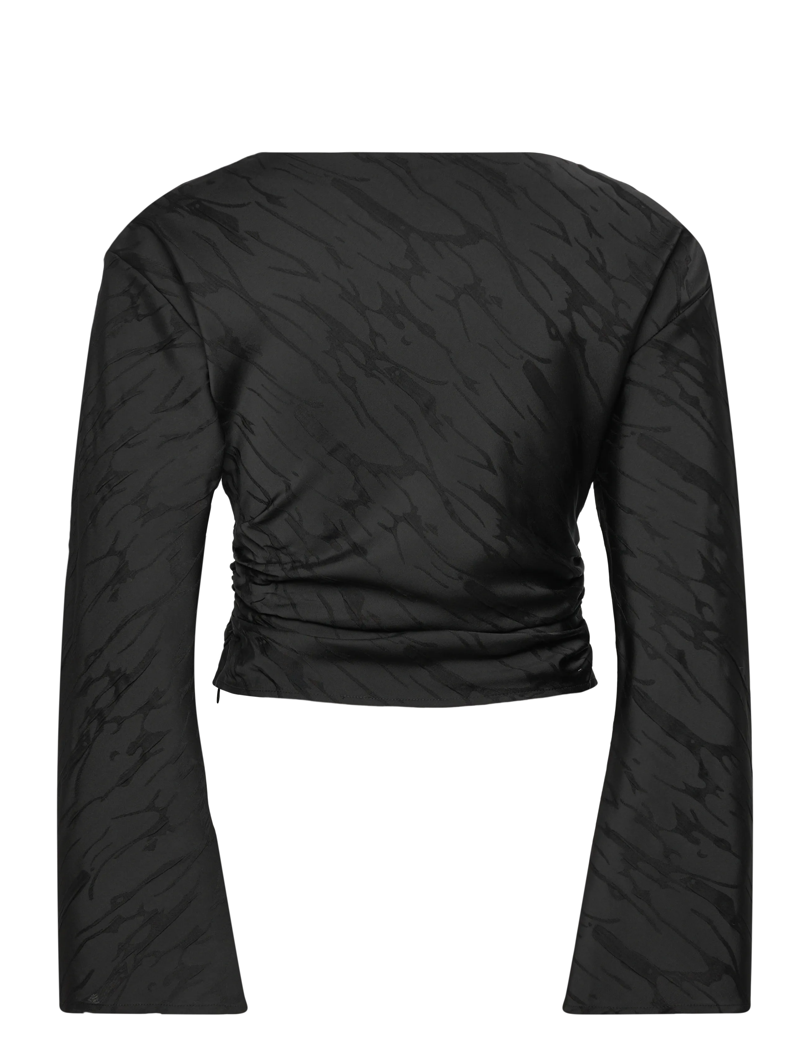 Gina Tricot - Structured blouse - langärmelige blusen - black (9000) - 1