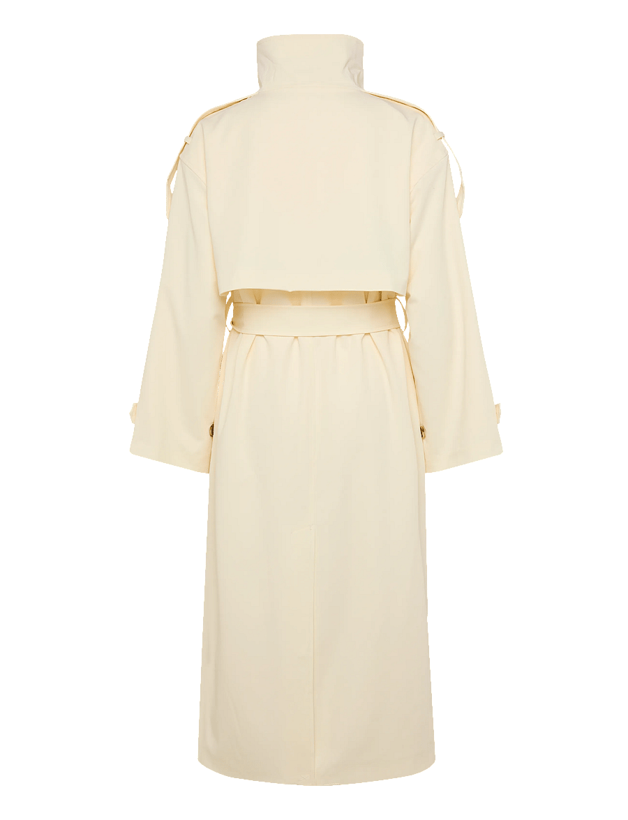 Gina Tricot - High neck trench coat - trenchcoats - offwhite - 1