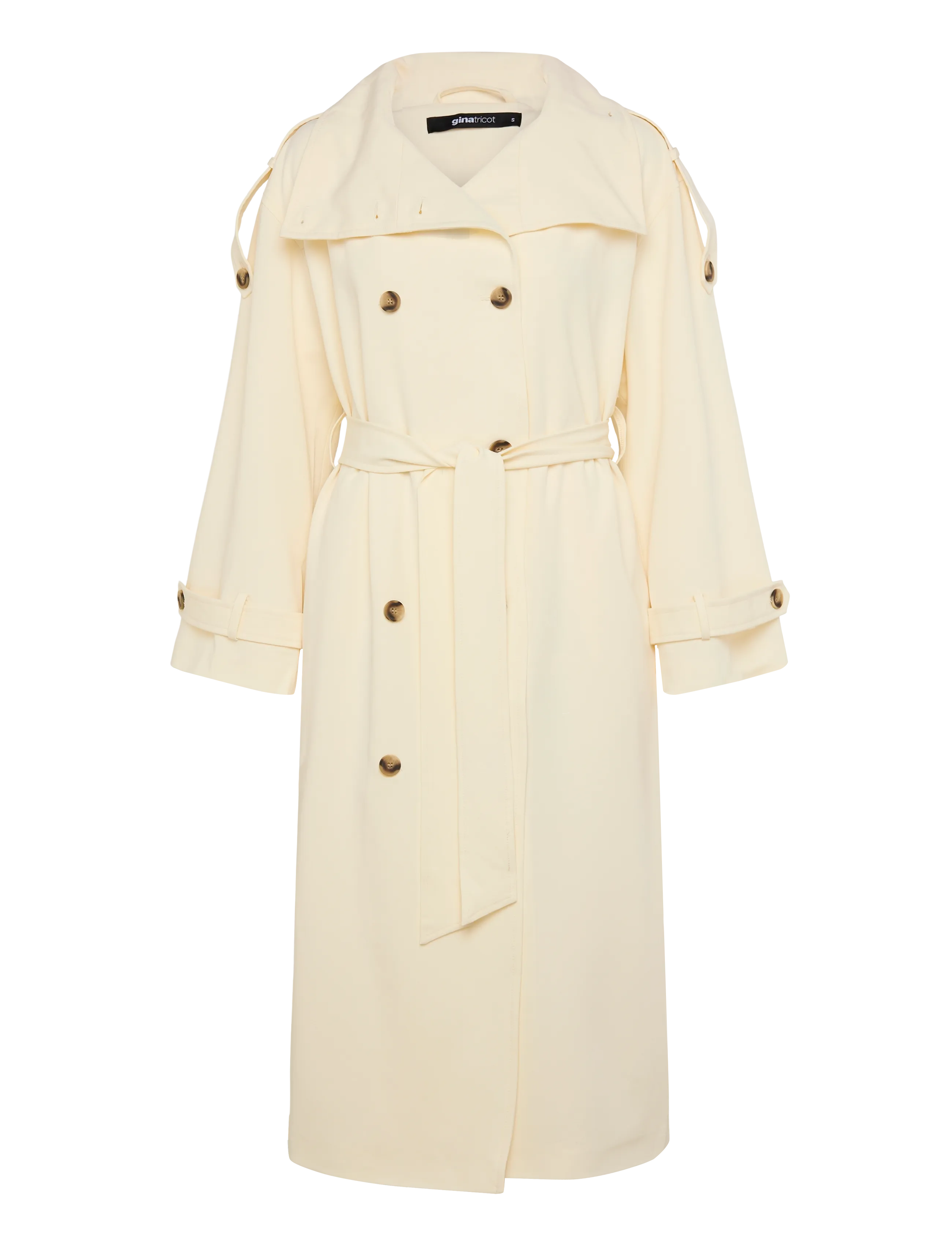 Gina Tricot - High neck trench coat - trenchcoats - offwhite - 2