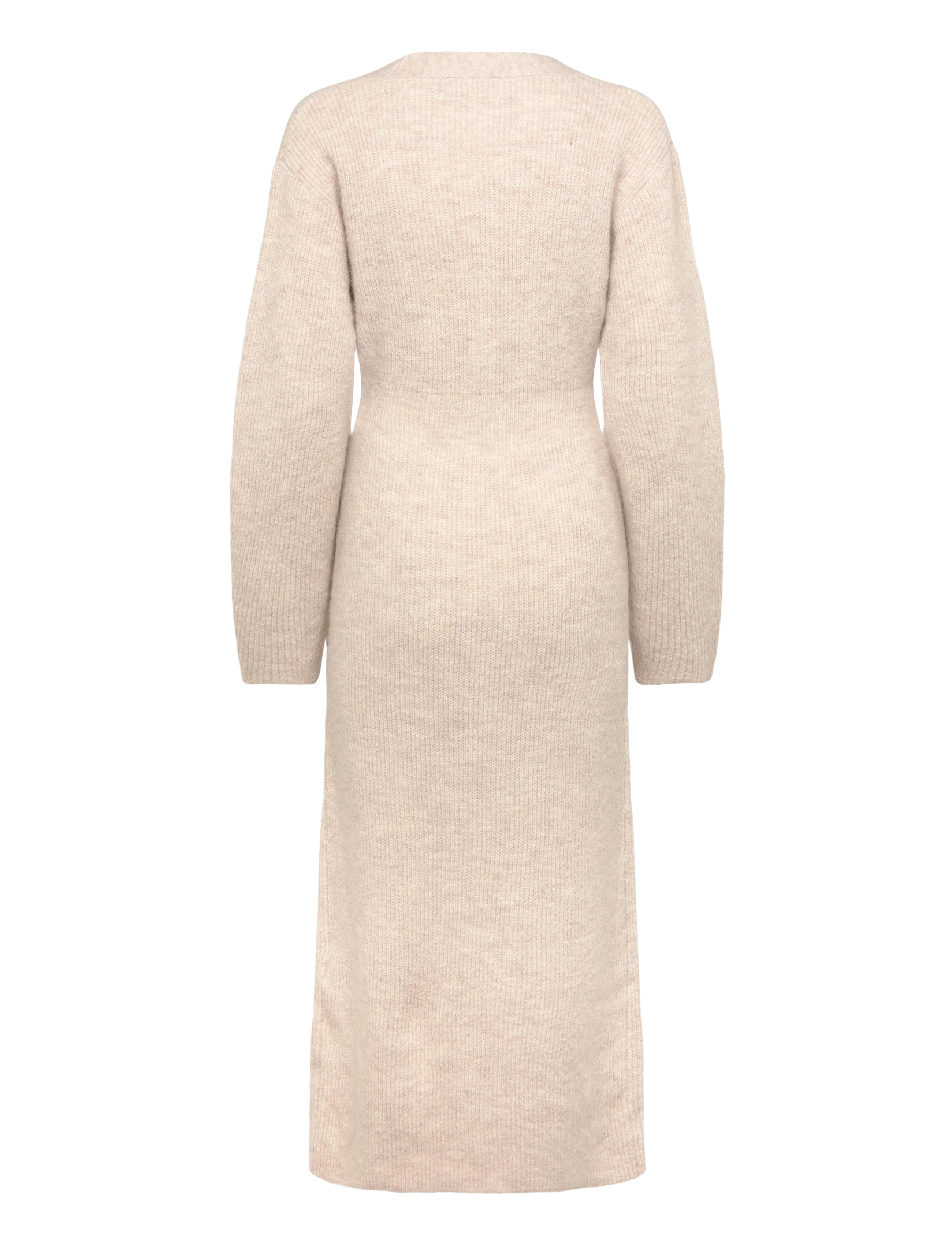 Gina Tricot - Shaped knitted dress - oat melange - 1