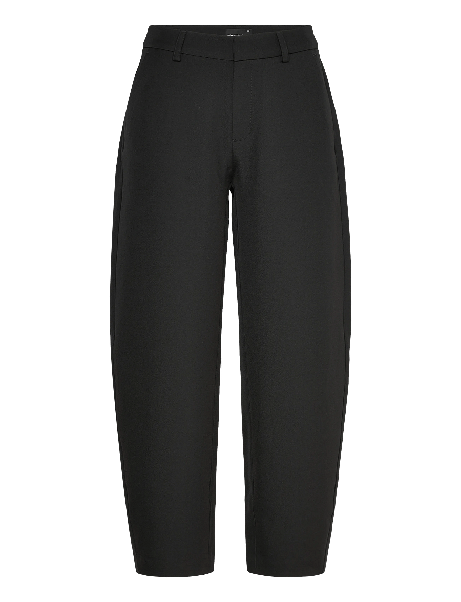 Gina Tricot - Mid waist barrel trousers - barrel jeans - black (9000) - 0