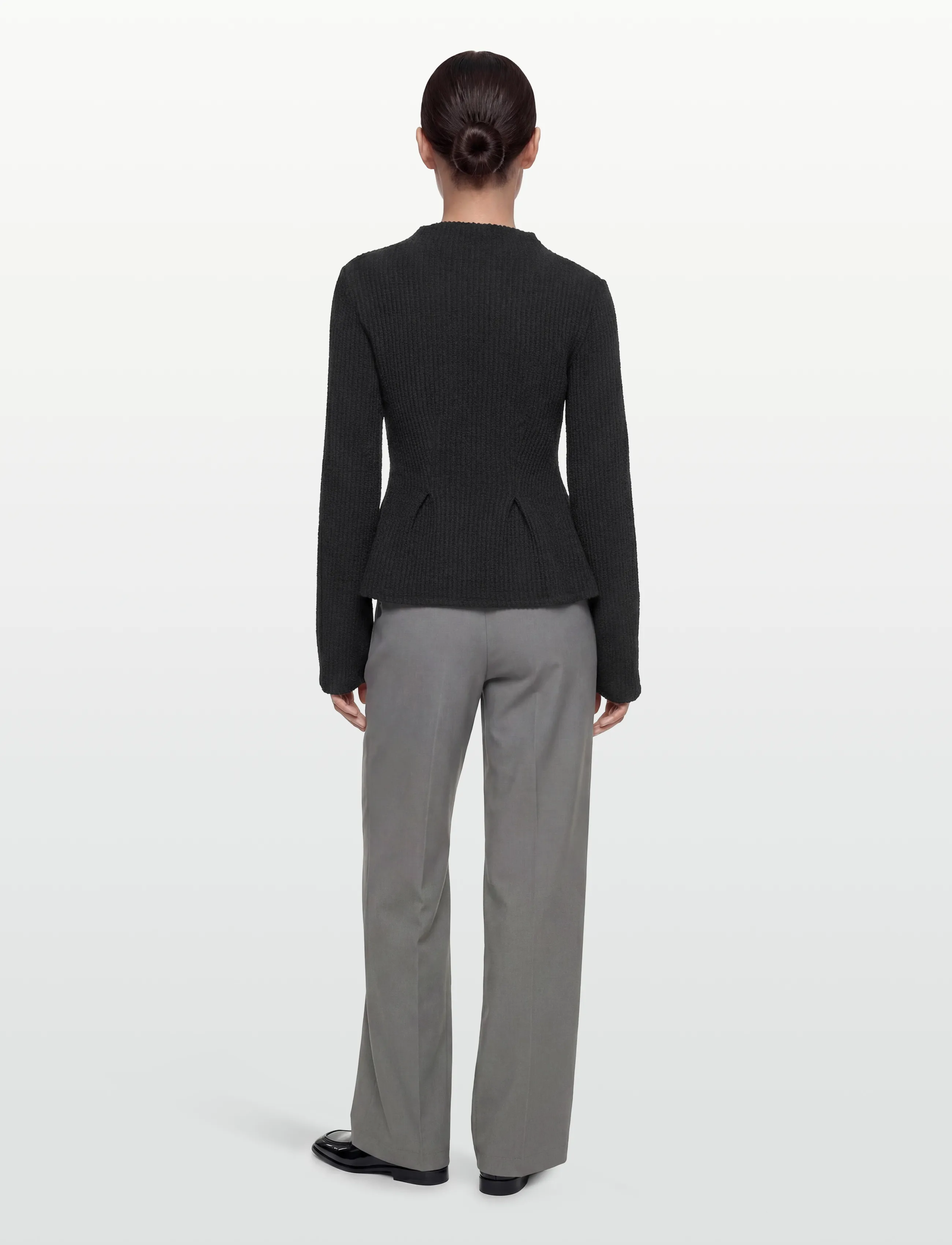 Gina Tricot - Peplum top - pullover - black (9000) - 4