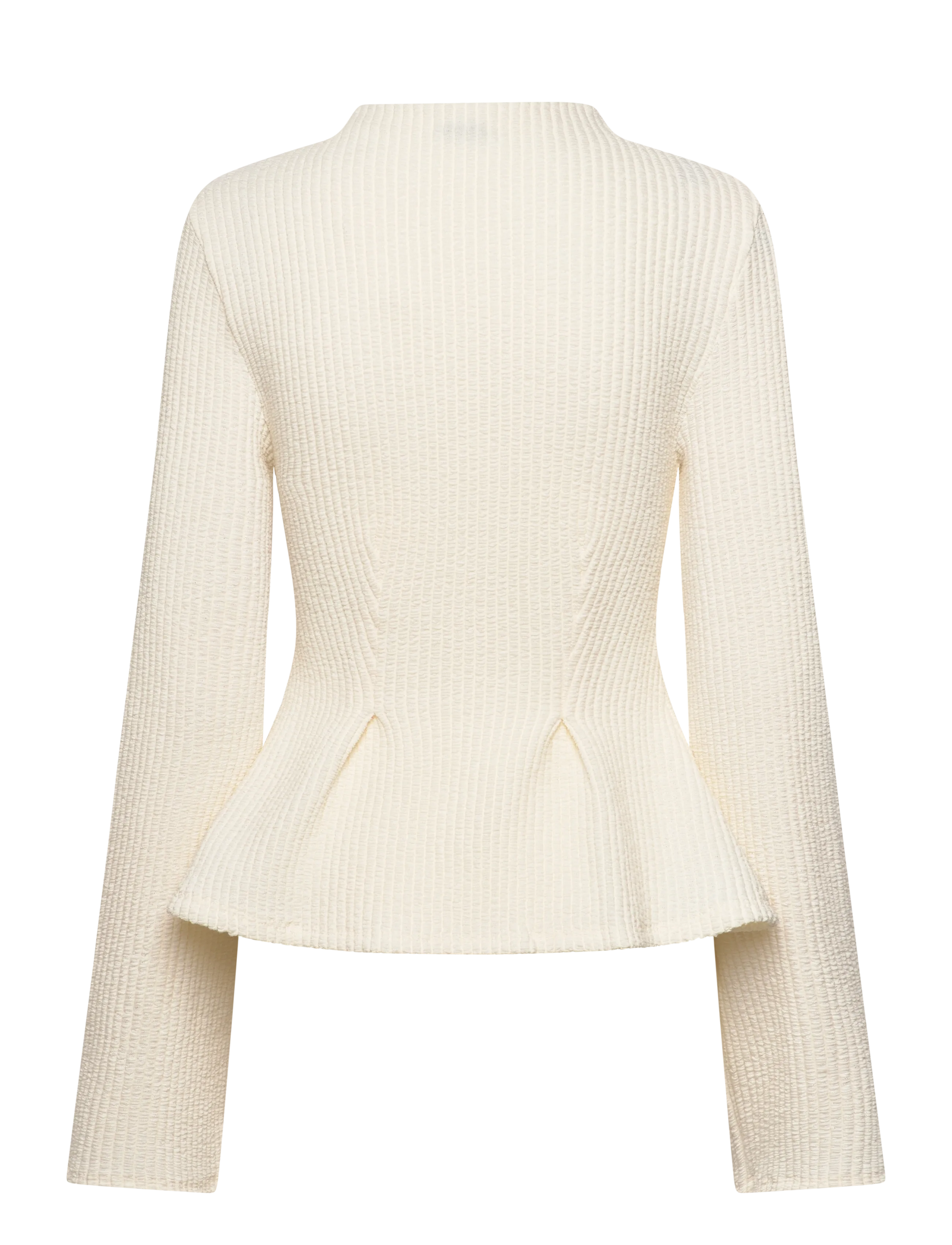Gina Tricot - Peplum top - jumpers - egret (1144) - 2