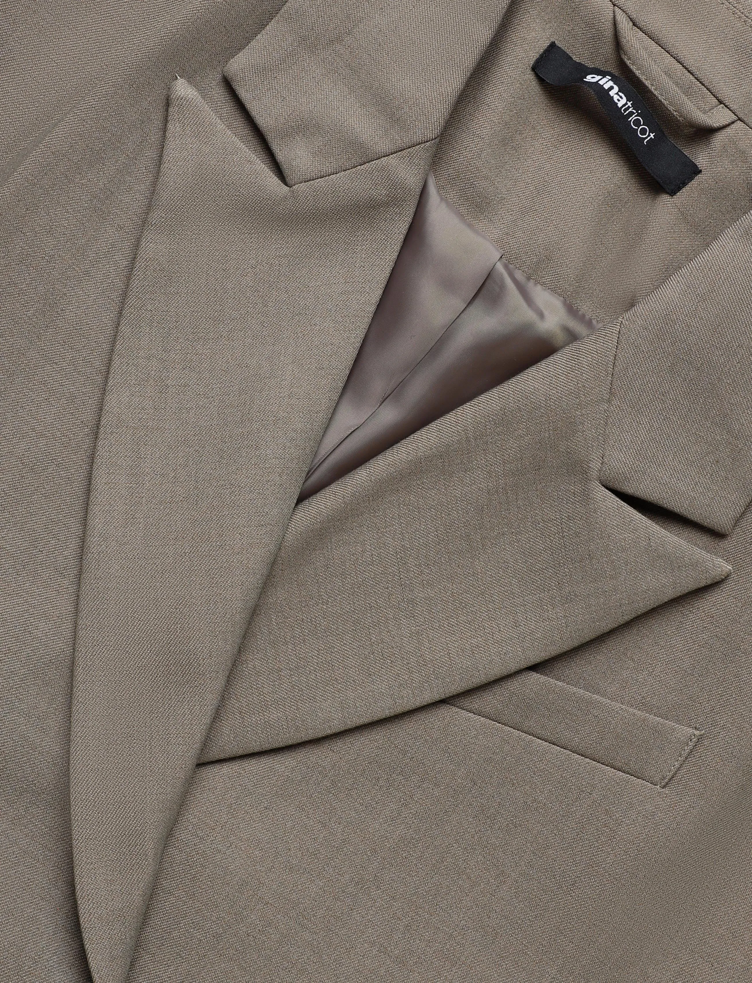Gina Tricot - Shaped blazer - taupe (7177) - 2
