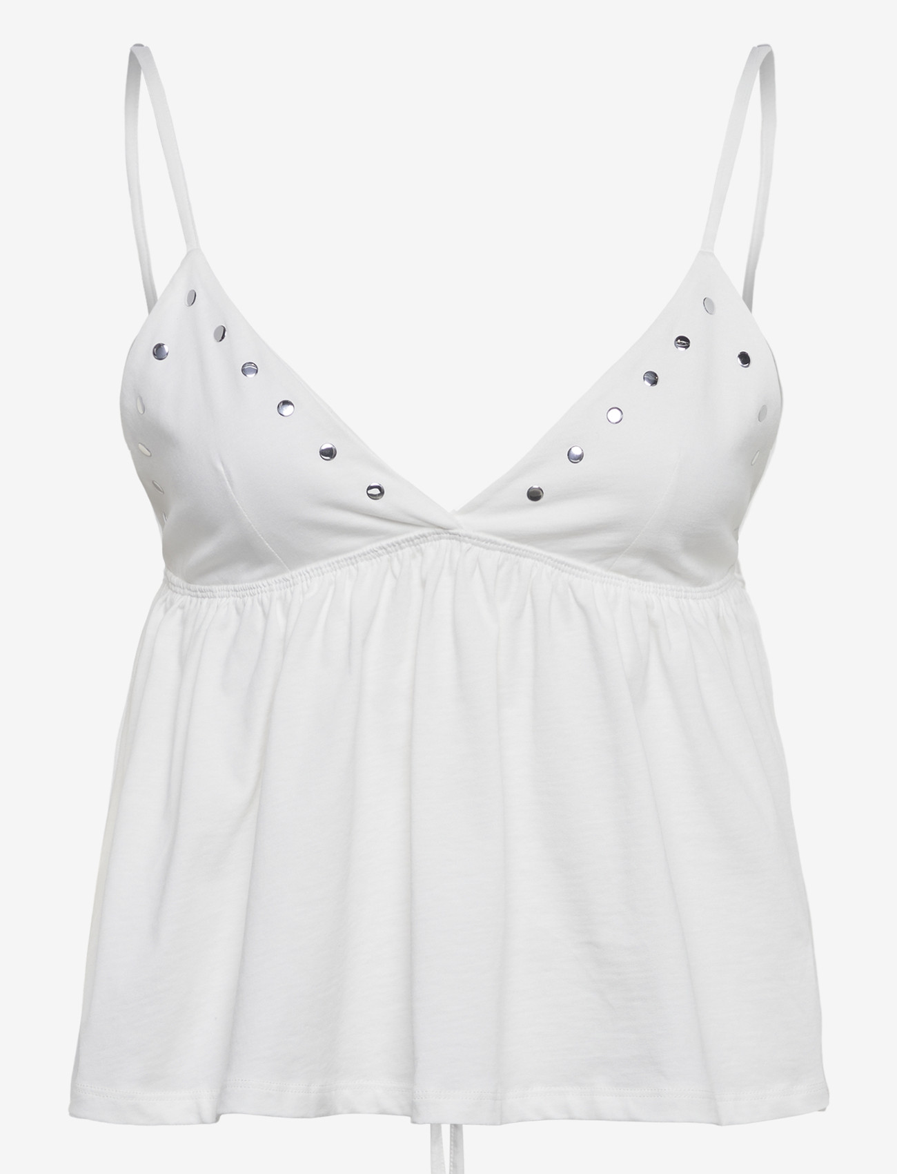 Gina Tricot - Studs singlet - tanktops - offwhite (1420) - 1