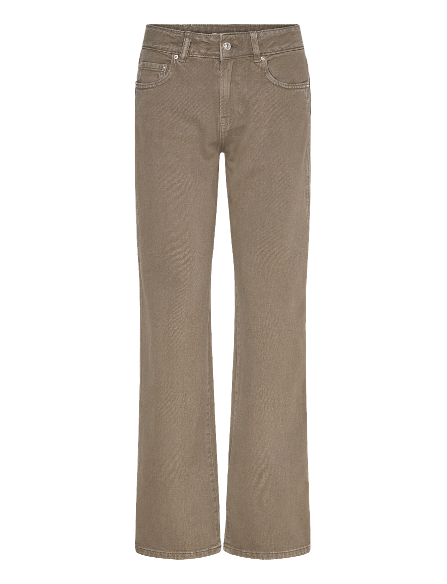 Gina Tricot - Wide flare jeans - hosen mit weitem bein - khaki (7260) - 1