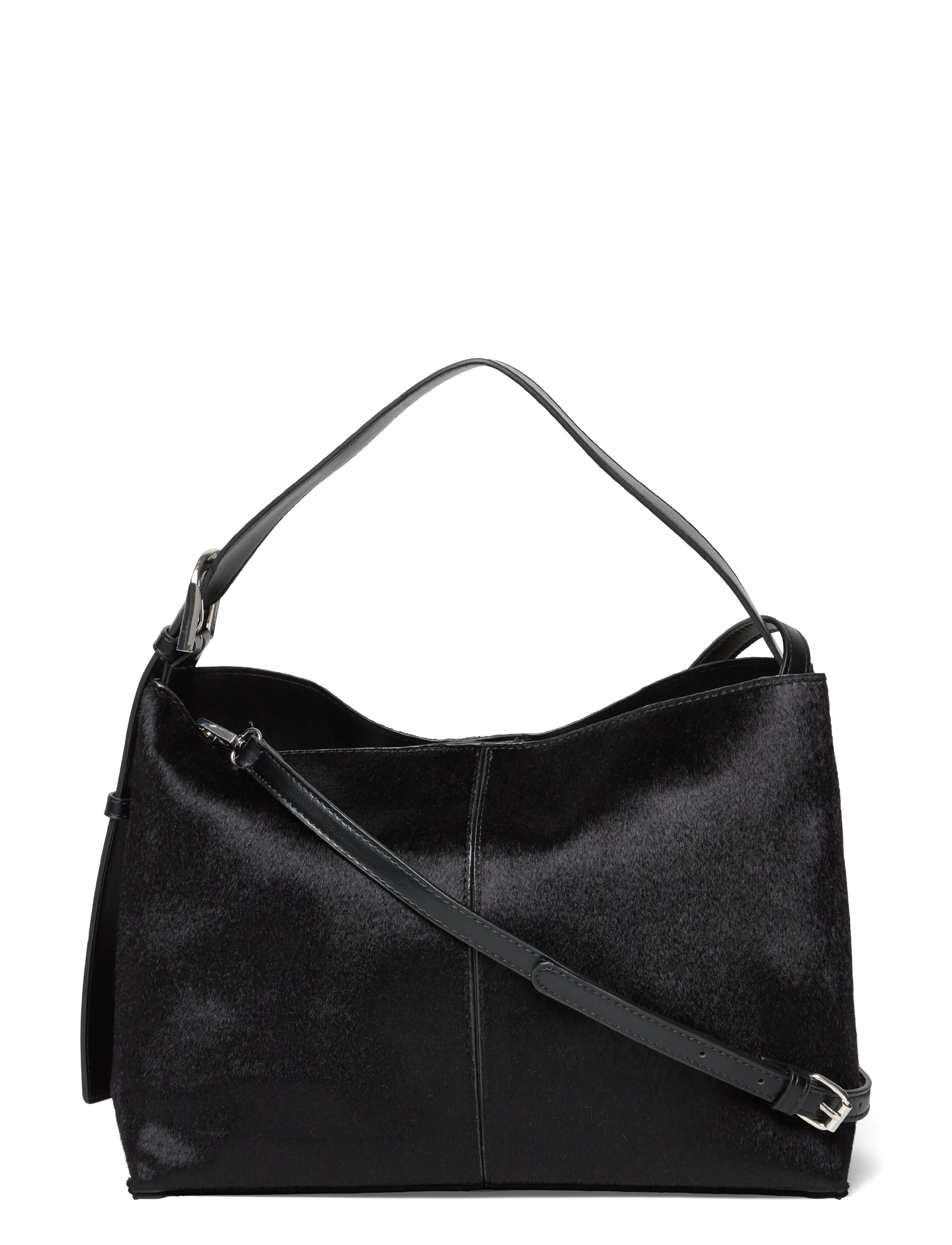 Hair-on tote bag - BLACK (9000)
