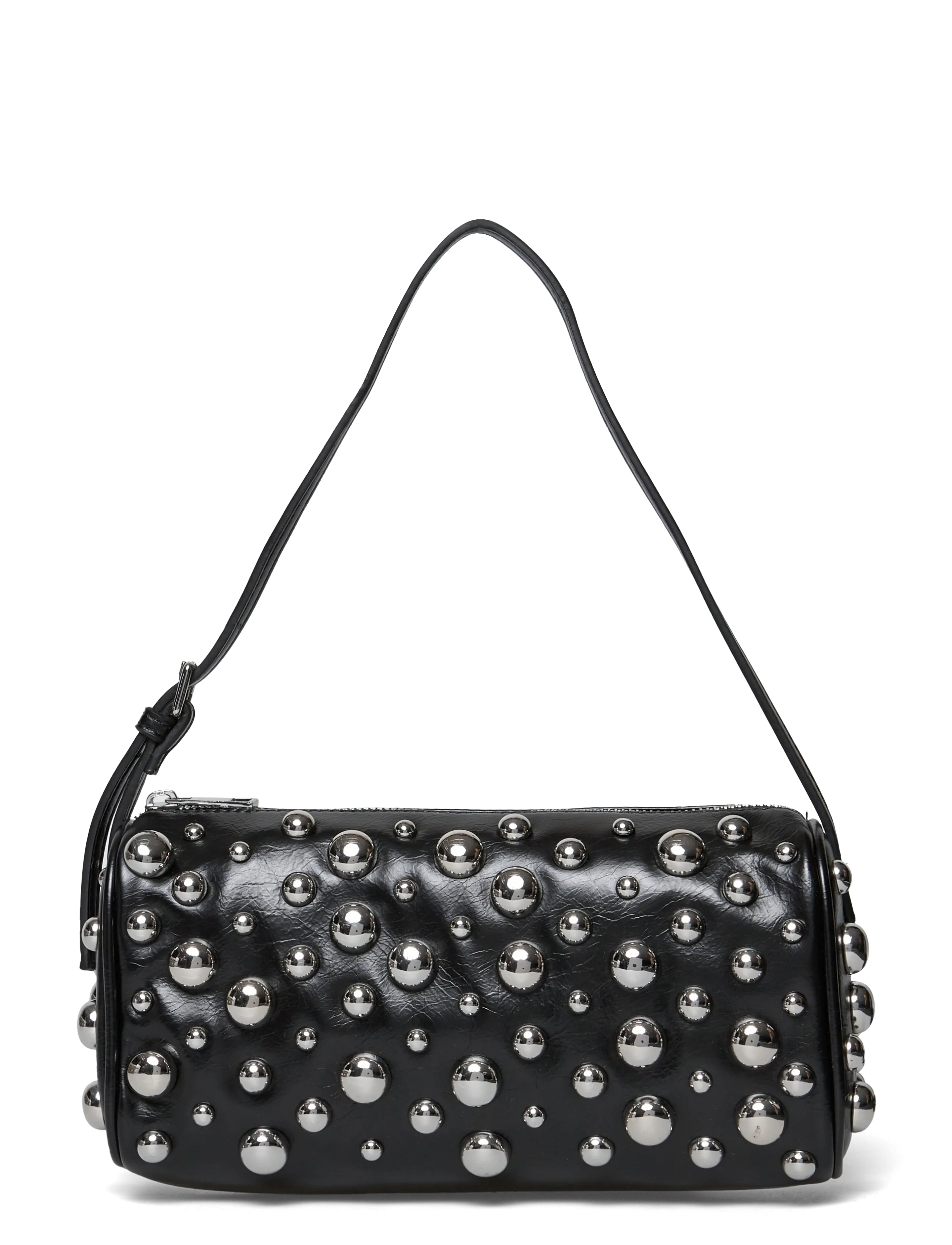 Studded shoulder bag - BLACK (9000)