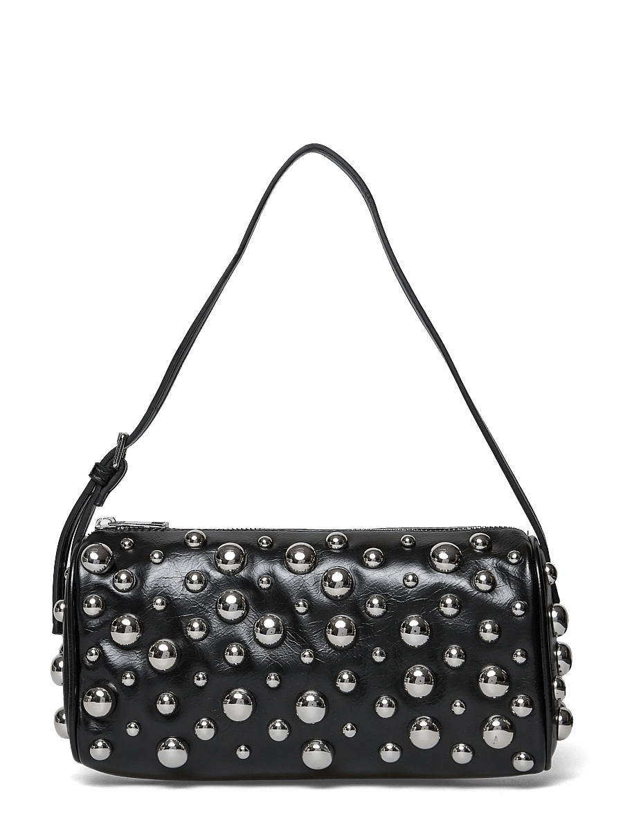 Gina Tricot - Studded shoulder bag - moetrendid - black (9000) - 0