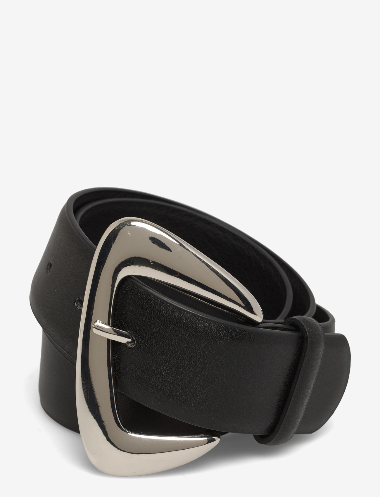 Gina Tricot - Chunky buckel belt - black/silver - 0