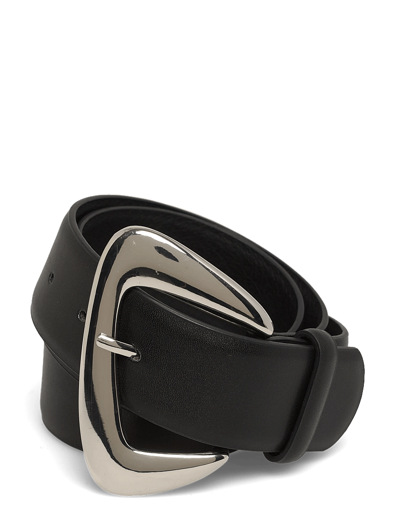 Gina Tricot - Chunky buckel belt - midjeskärp - black/silver - 0