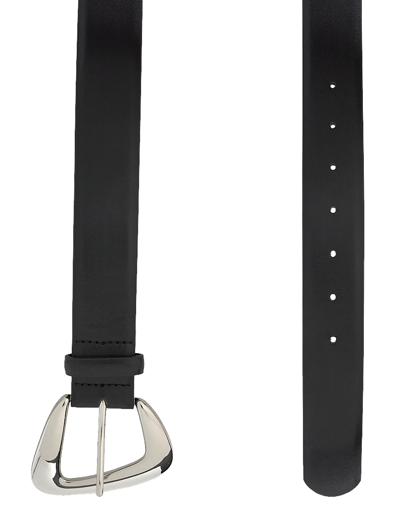 Gina Tricot - Chunky buckel belt - midjeskärp - black/silver - 1