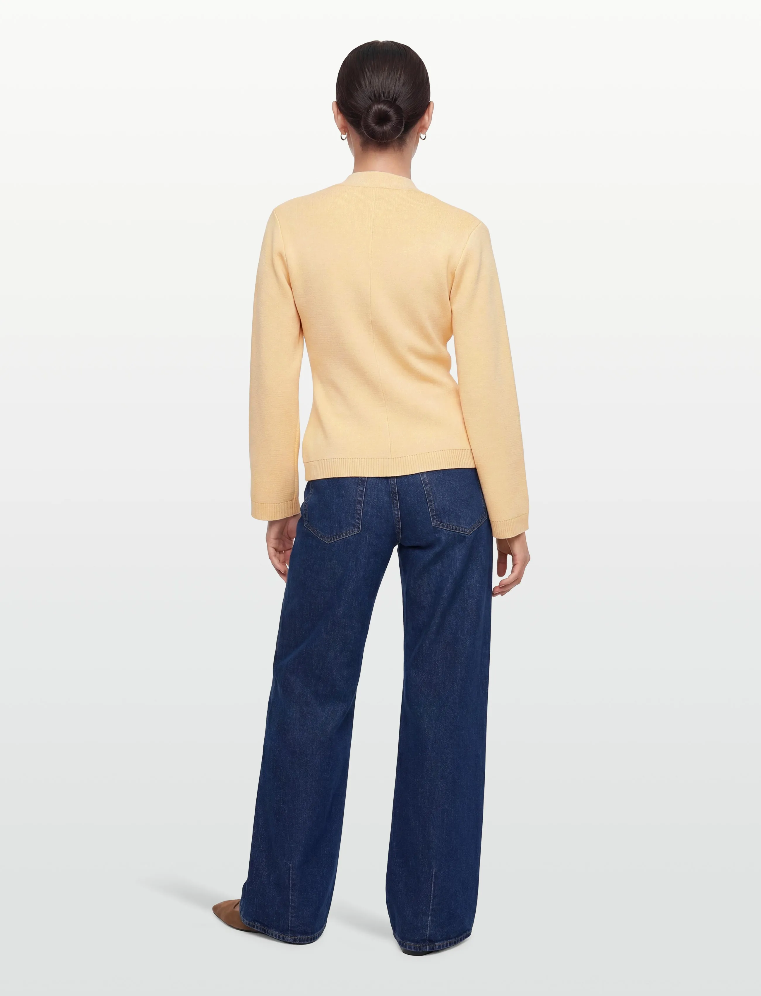 Gina Tricot - Knitted cotton cardigan - cardigans - italian straw (2248) - 4
