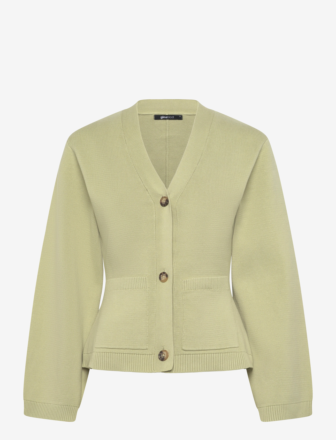 Gina Tricot - Knitted cotton cardigan - kardigani - lint - 0