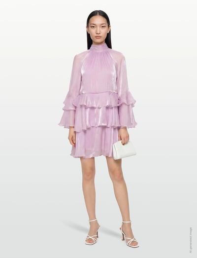 gina tricot pink dress Life is better in pink @malvinasofie looks amazing in our Joan wrap dress SHOP: bit.ly/2GVOi6Q