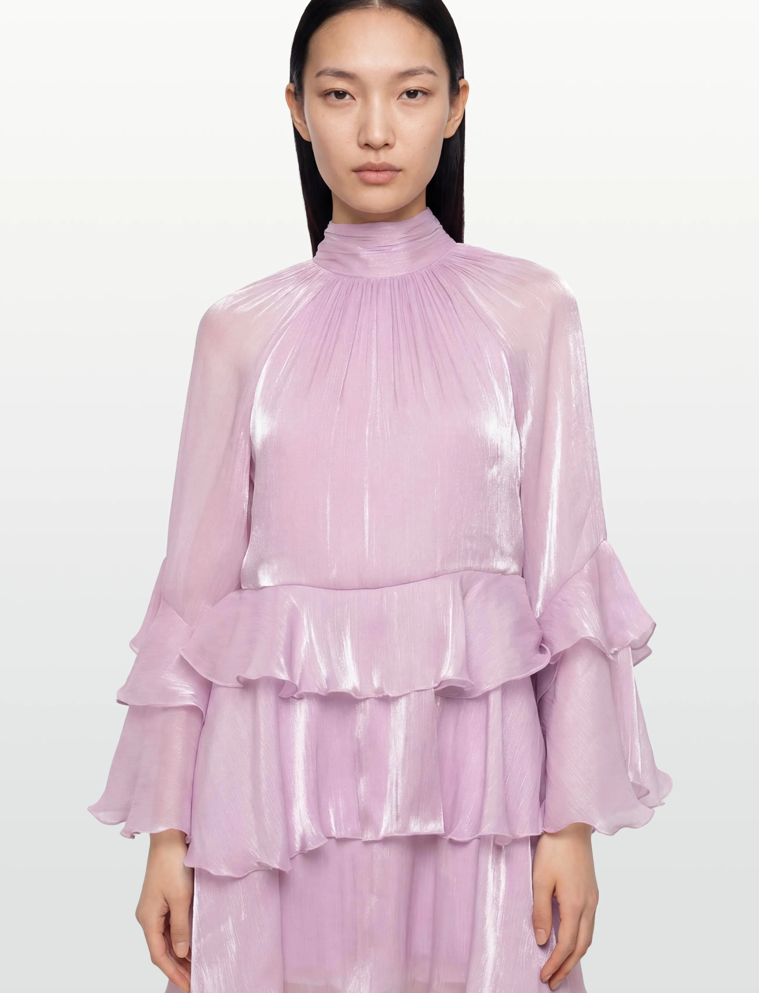 Flowy Frill Mini Dress 2