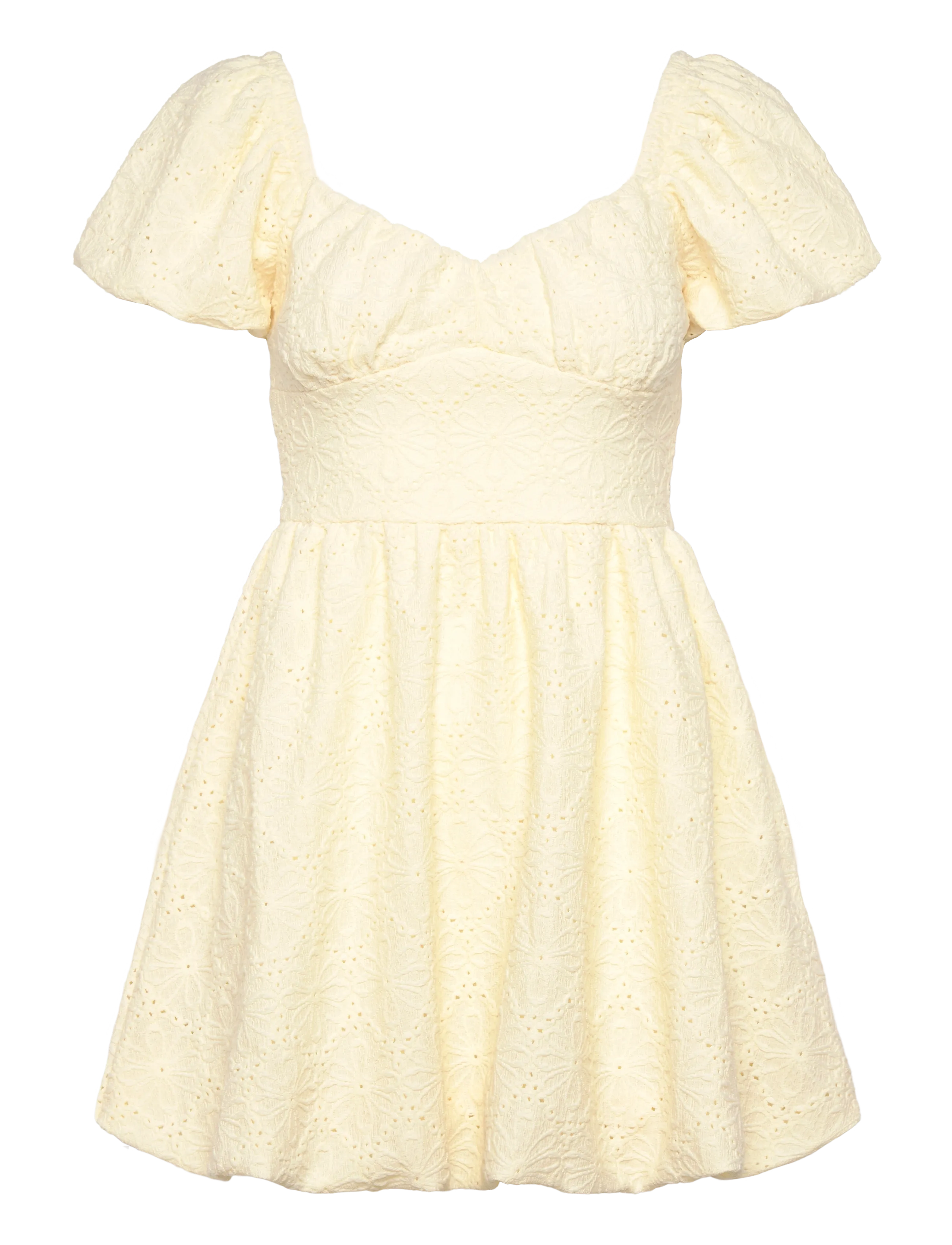 Gina Tricot Mini Dress, L, Dresses, Creme - Short Frauen