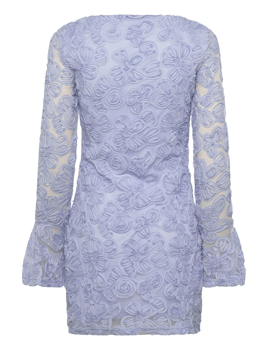 Gina Tricot - Embroidery mini dress - konfirmation - lt blue - 2