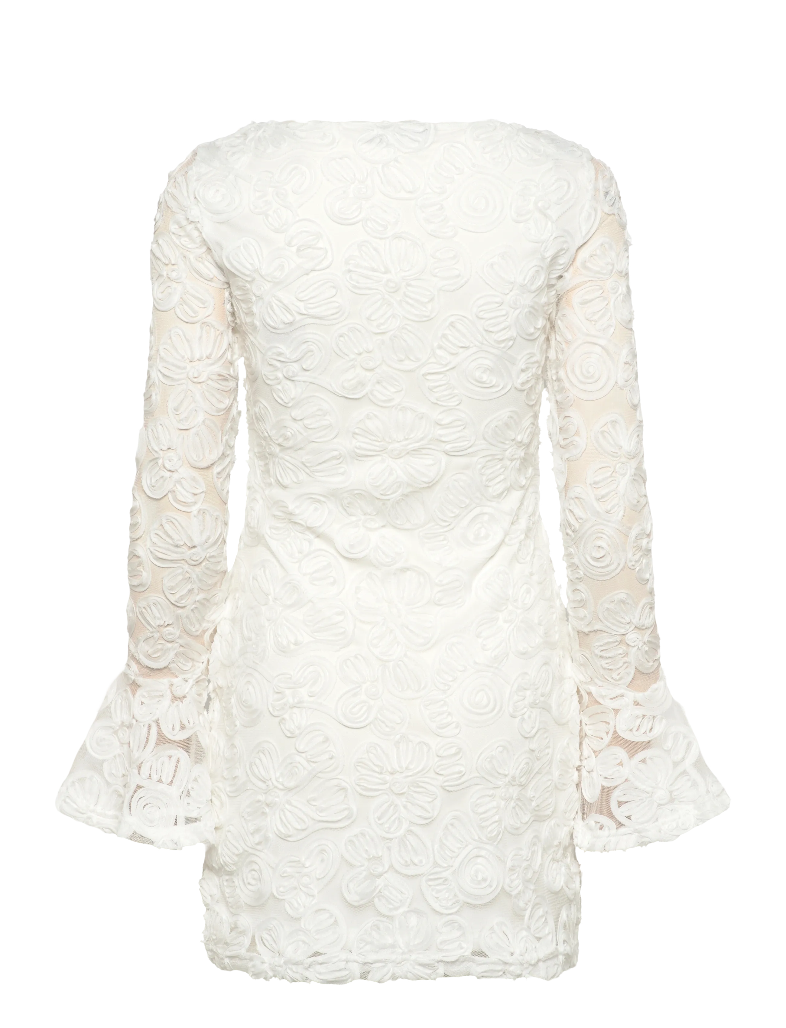 Gina Tricot - Embroidery mini dress - konfirmationstøj - offwhite - 1