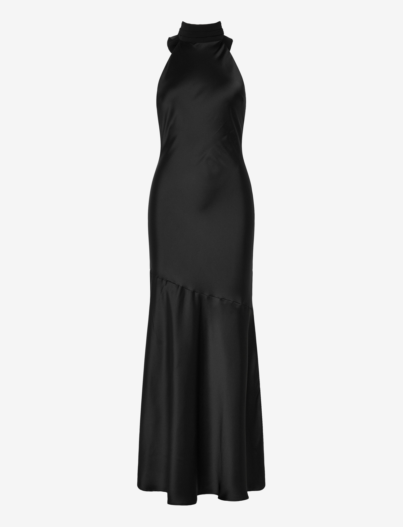 Gina Tricot - Shawl maxi dress - abendkleider - black (9000) - 0
