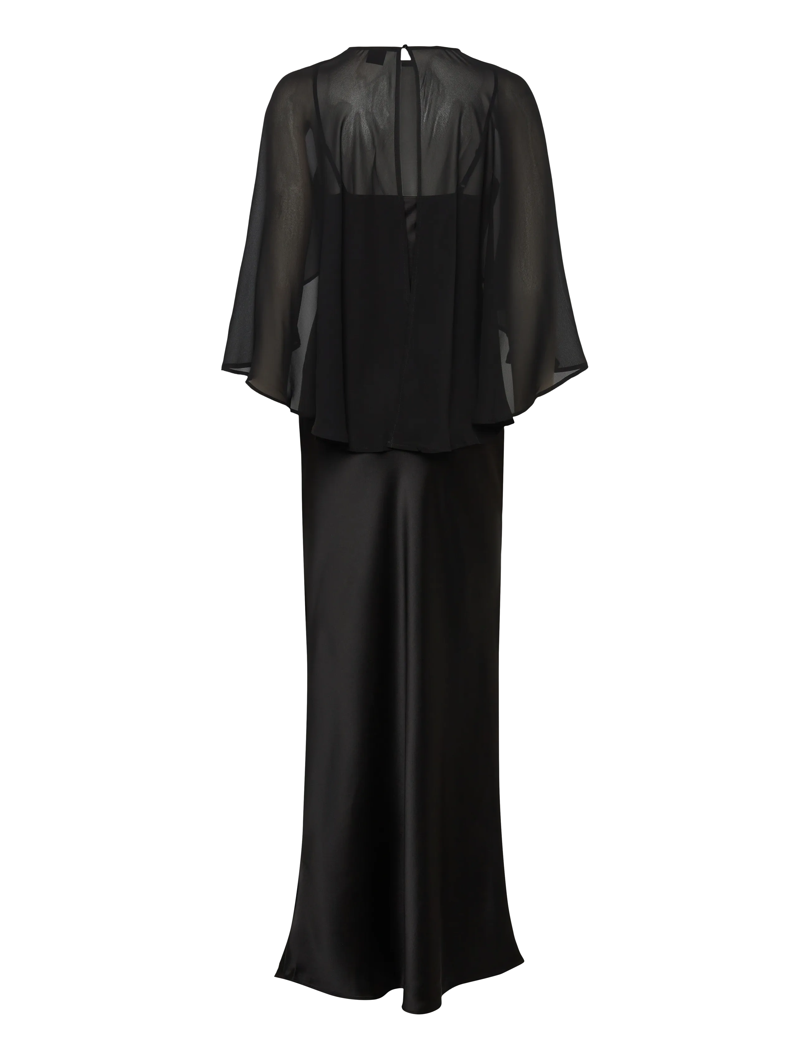 Gina Tricot - Cape maxi dress - black (9000) - 1
