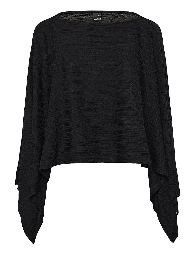 Gina Tricot - Poncho - pontšod ja keebid - black (9000) - 0