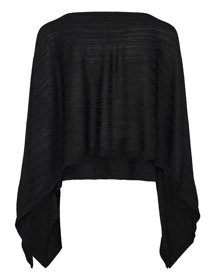 Gina Tricot - Poncho - ponchos & capes - black (9000) - 2