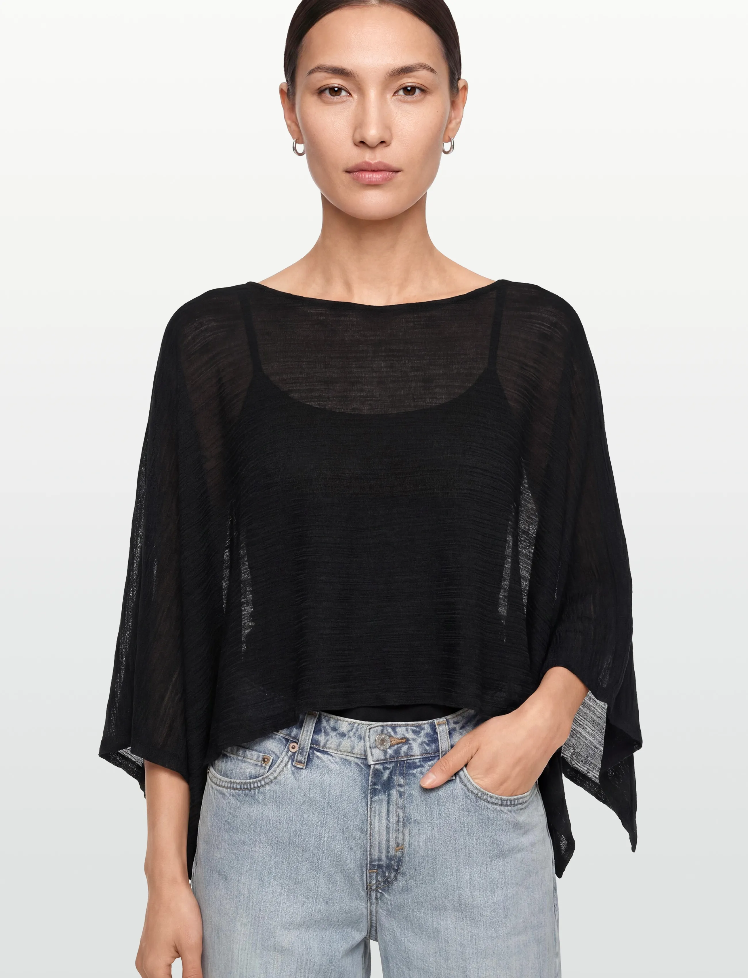 Gina Tricot - Poncho - ponchos & capes - black (9000) - 4