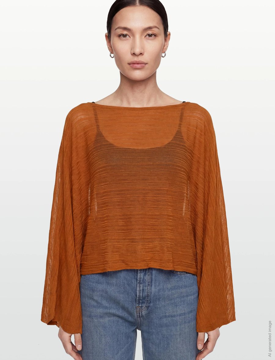 Gina Tricot - Poncho - ponchos & capes - ginger bread (7007) - 4