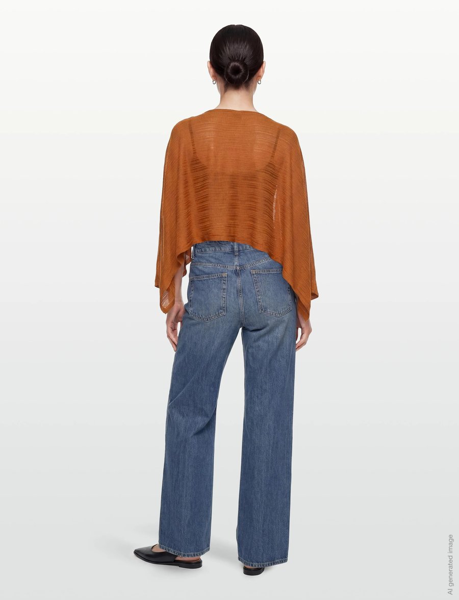 Gina Tricot - Poncho - ponchos & capes - ginger bread (7007) - 5