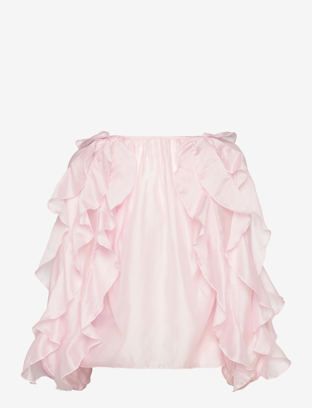 Gina Tricot - Frill blouse - langærmede bluser - lt pink - 2